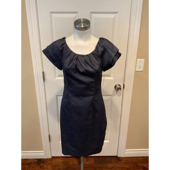 Stella McCartney Blue Dark Blue Boat Neck Dress, Size 0 (US) 34 (IT) - Picture 1 of 6